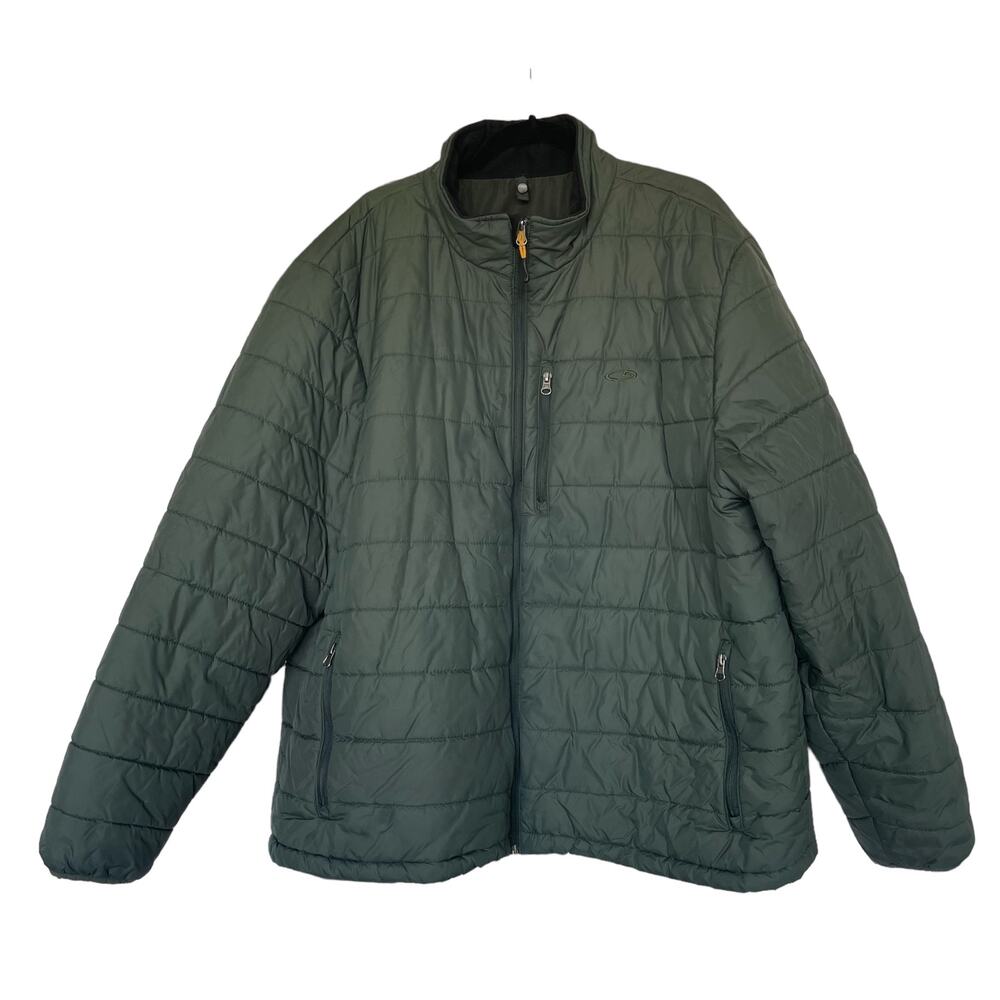 Champion Men’s Army Green Puffer Jacket Size XXL